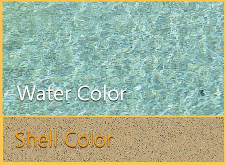 Sandstone pool color