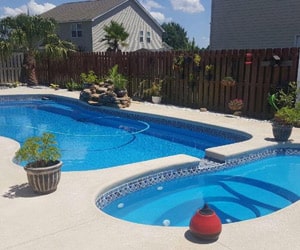 inground fiberglass swimming pools fort worth texas
