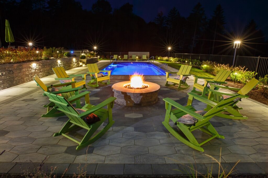 adirondak chairs - pool paradise
